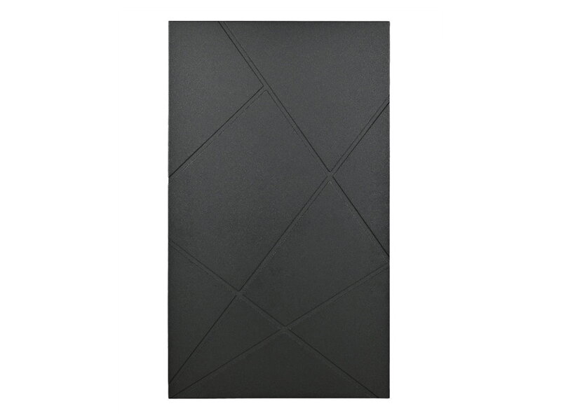 Алуминиева лира за баня Alux Black 1200/500 - Toplomashinex 