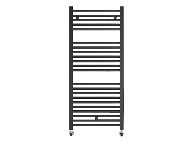 Алуминиева лира за баня Bauxite Black Matt 552W - Crystal