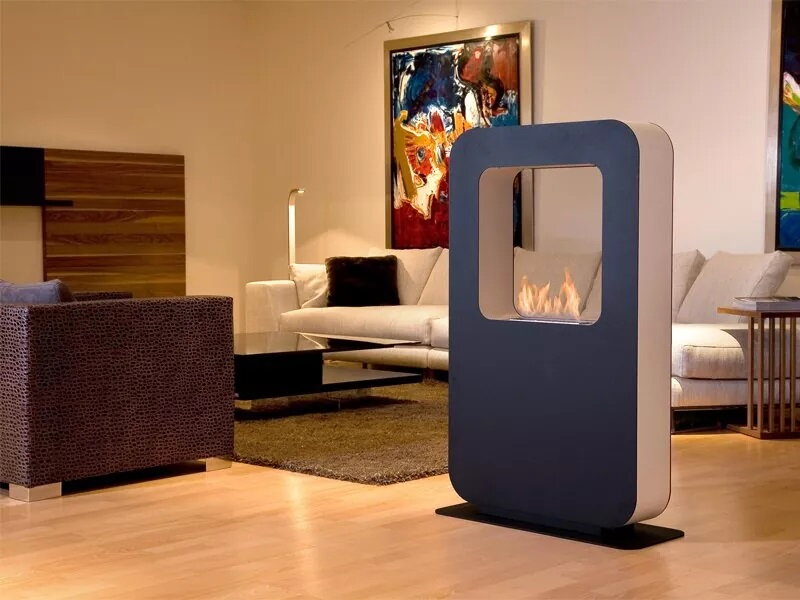Луксозна камина Curva XT Black - Safretti