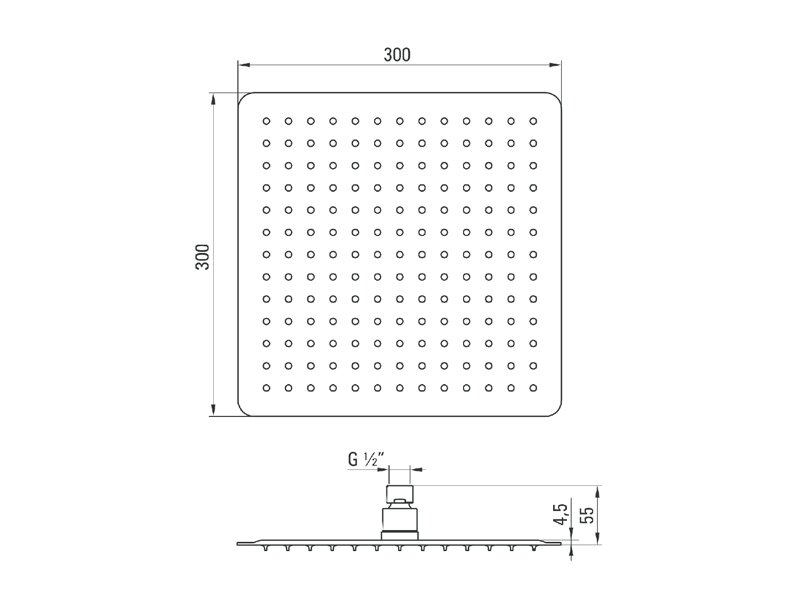 Смесители за вграждане Box Square черен мат - Deante 6