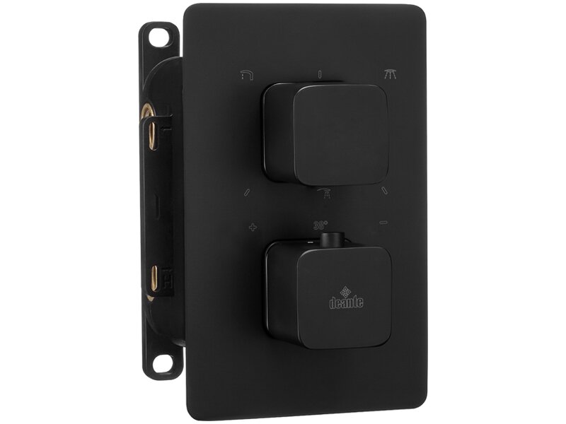 Смесители за вграждане Box Square черен мат - Deante