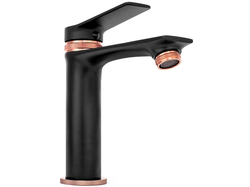 Смесител за мивка Viral Black Rose Gold - Rea 3