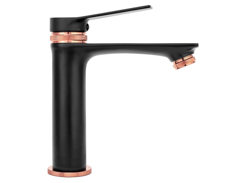 Смесител за мивка Viral Black Rose Gold - Rea