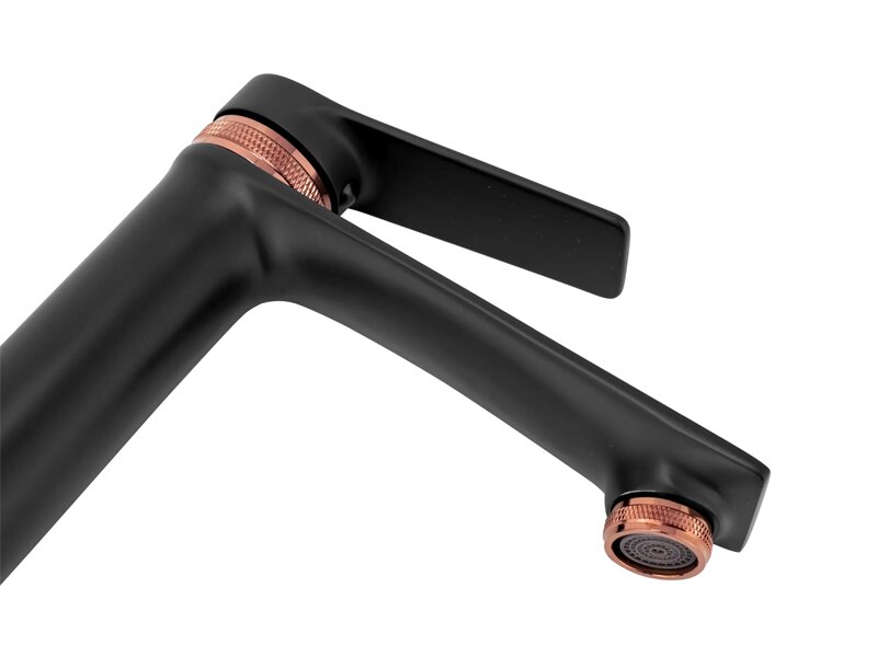 Смесител за мивка Viral Black Rose Gold - Rea 5
