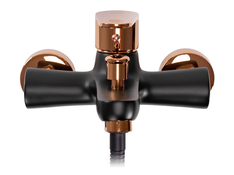 Смесител за вана/душ Mild Black Rose Gold - Rea