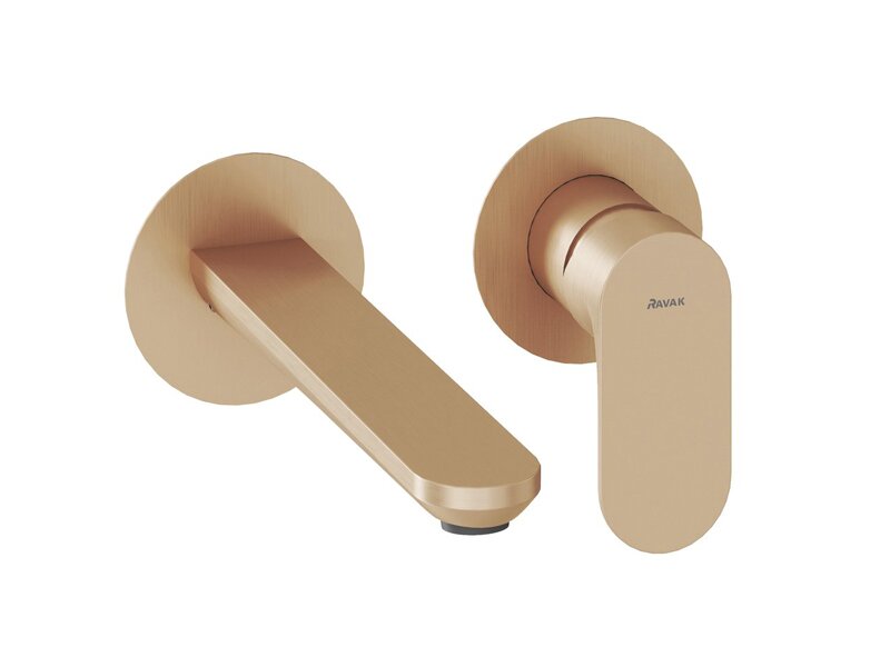 Смесител за вграждане за мивка Eleganta Rose Gold Brushed - Ravak