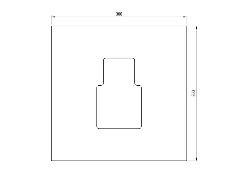 Трипътен смесител за вграждане Eleganta Graphite Brushed - Ravak 6