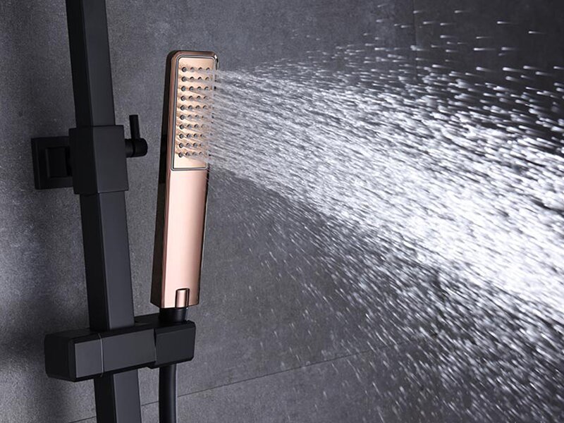 Душ колона Suecia Black Rose Gold - IMEX 5