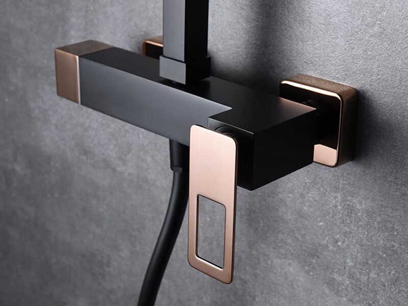 Душ колона Suecia Black Rose Gold - IMEX 6