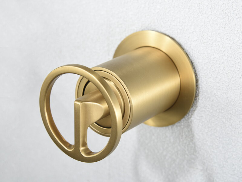 Смесител за мивка за вграждане Olimpo Brushed Gold - IMEX 6