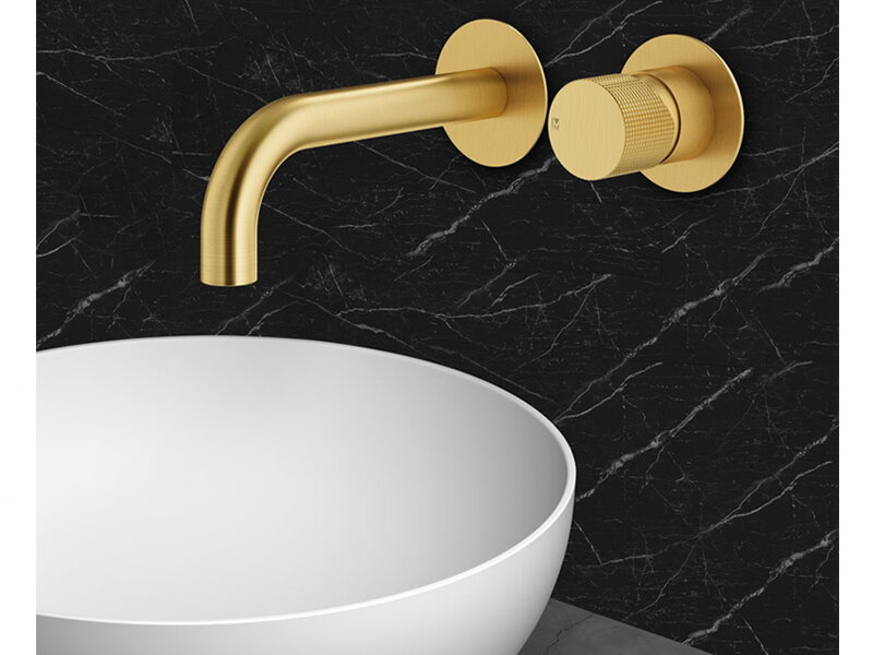 Вграден смесител за мивка Logica Shine Brushed Gold - Mariner Rubinetterie 5