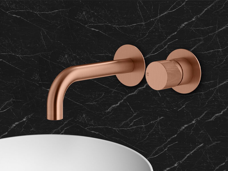 Cмесител за мивка Logica Shine Brushed Rose Gold - Mariner Rubinetterie 5
