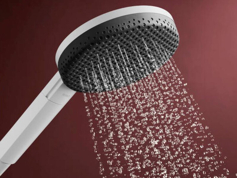Душ окачване Raindance Alive Select S Unica E Puro 90 Matt White - Hansgrohe 