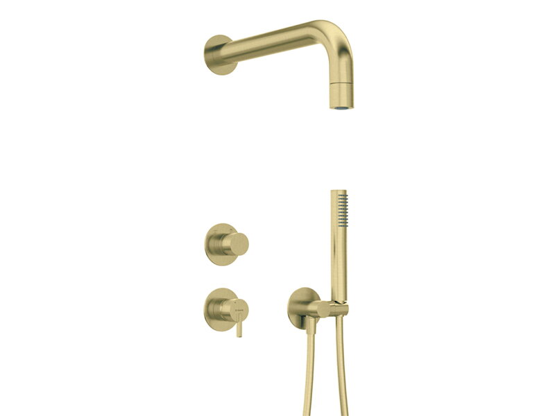 Пакет смесители за вграждане Silia Brushed Gold - Deante