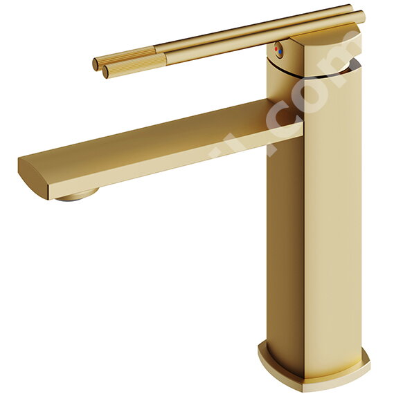 Смесител за мивка Dual Satin Gold - Mariner Rubinetterie