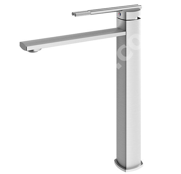 Висок смесител за мивка Dual Brushed Chrome - Mariner Rubinetterie