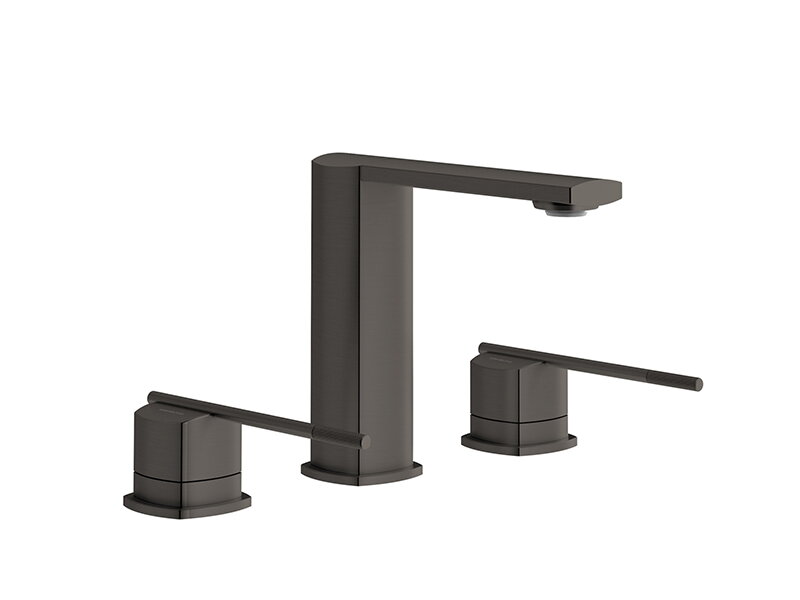 Тридупков смесител за мивка Dual Gun Metal - Mariner Rubinetterie