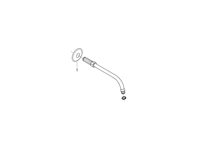 Рамо за душ Rainshower 218мм - Grohe OUTLET