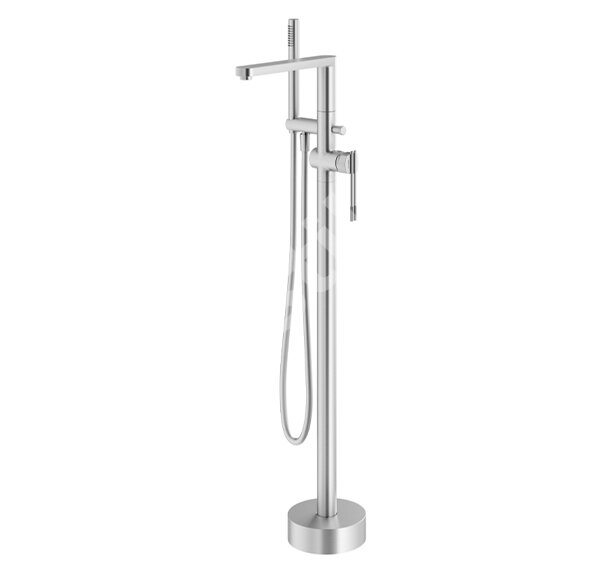 Стоящ смесител за вана с душ Dual Brushed Chrome - Mariner Rubinetterie