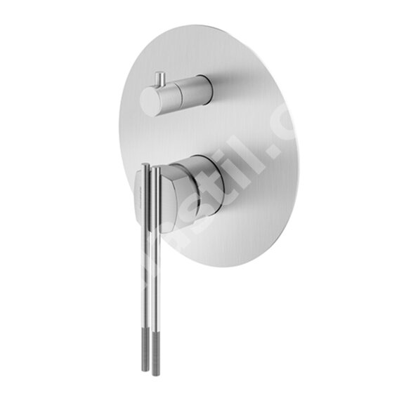 Смесител за вграждане вана и душ Dual Brushed Chrome - Mariner Rubinetterie