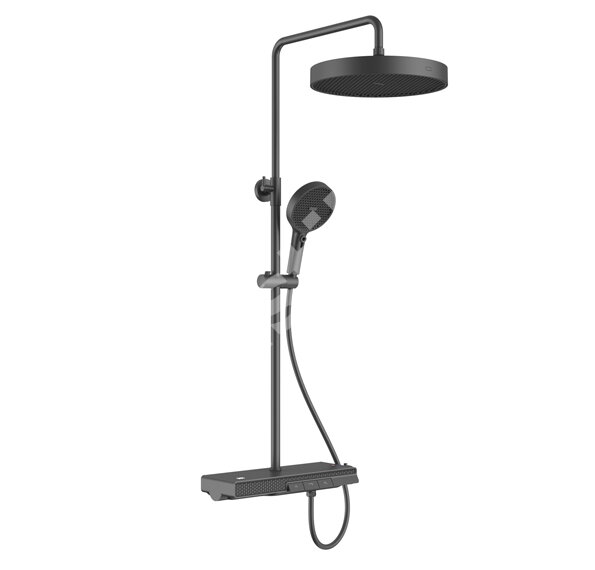 Душ колона Piano Black Matt LED - Bellano