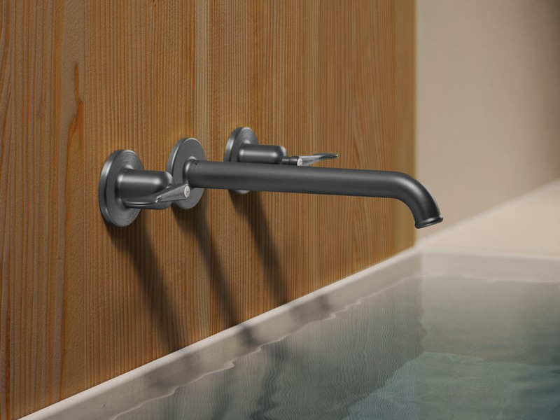 Тридупков смесител за мивка Archivio Brushed Black Chrome - Hansgrohe 4