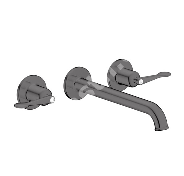 Тридупков смесител за мивка Archivio Polished Black Chrome - Axor