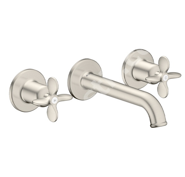 Тридупков смесител за мивка Archivio Stainless Steel Optic - Axor