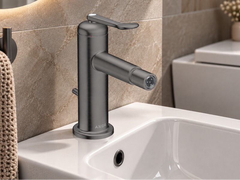 Смесител за биде Archivio Brushed Black Chrome - Axor 4