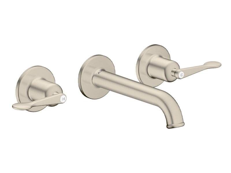 Тридупков смесител за мивка Archivio Brushed Nickel - Axor