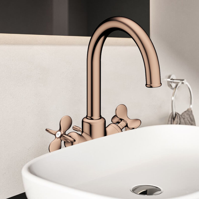 Смесител за мивка Archivio Polished Red Gold - Axor 4