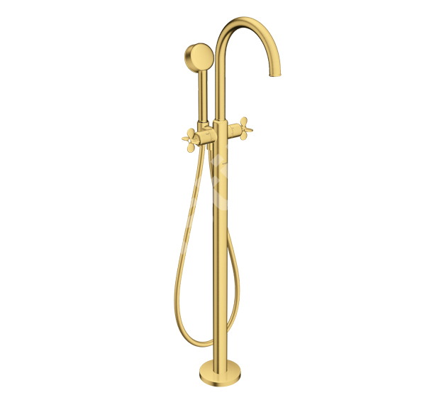 Стоящ смесител за вана Archivio Brushed Gold Optic - Axor
