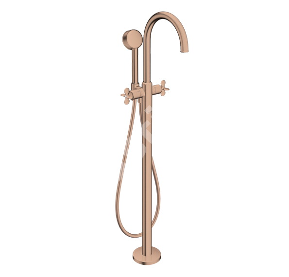 Стоящ смесител за вана Archivio Brushed Red Gold - Axor
