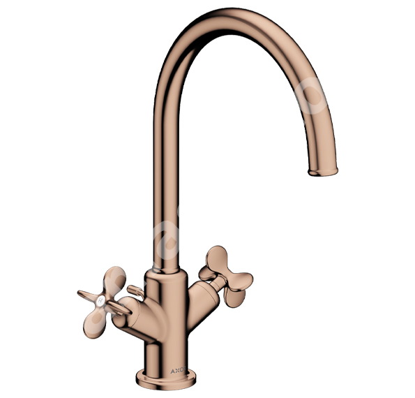 Смесител за мивка Archivio Polished Red Gold 210 - Axor
