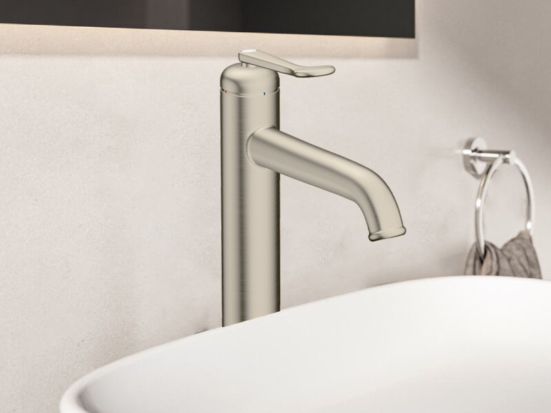 Висок смесител за мивка Archivio Brushed Nickel - Axor 4