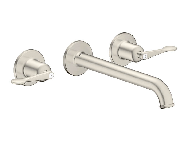Тридупков стенен смесител за вана Archivio Stainless Steel Optic - Axor