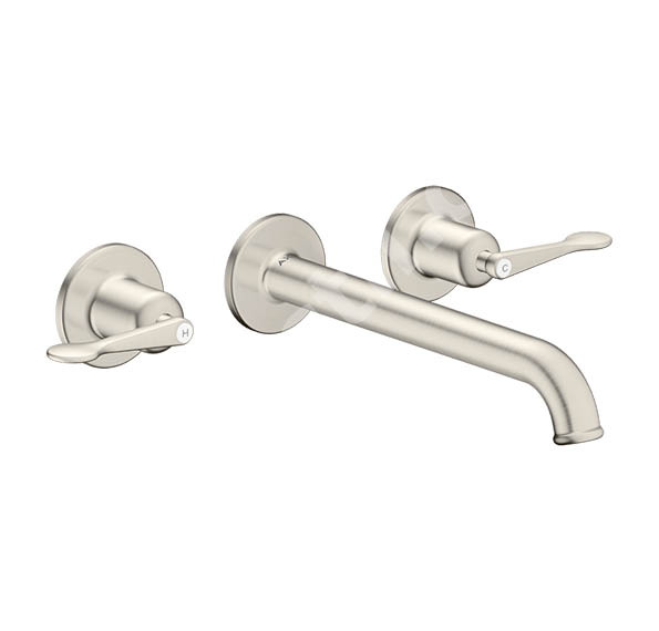 Тридупков стенен смесител за вана Archivio Stainless Steel Optic - Axor