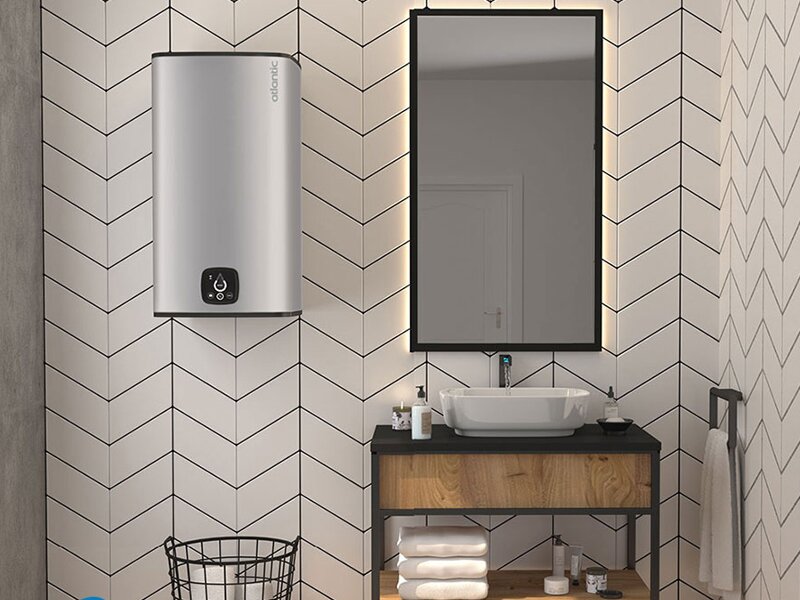 Електрически бойлер Cube Silver Statite Wi-Fi, 100л - Atlantic  6