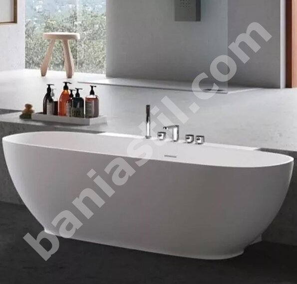 Луксозна вана Calle Oval 155x73см - Hafro