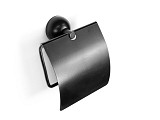 Поставка с капак за WC хартия Classic Black 54 03 55