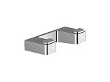 Двойна закачалка за баня 10° Chrome