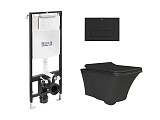 Структура Active One + тоалетна Ibiza Black Mat