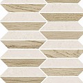 V Stone Mosaico Lozenge White Lap