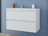 Долен шкаф с мивка Luxus 85 White