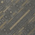 Greek Stripes Antracite/Oro