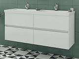Дoлен шкаф с мивка Luxus 120 White