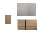 Комплект мебели за баня Onix + Set.4 100см