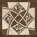 Emote Crema/Marrone Fondo Intarsio