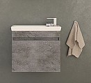 Долен MFC шкаф за баня с мивка Luxus 60 Granite